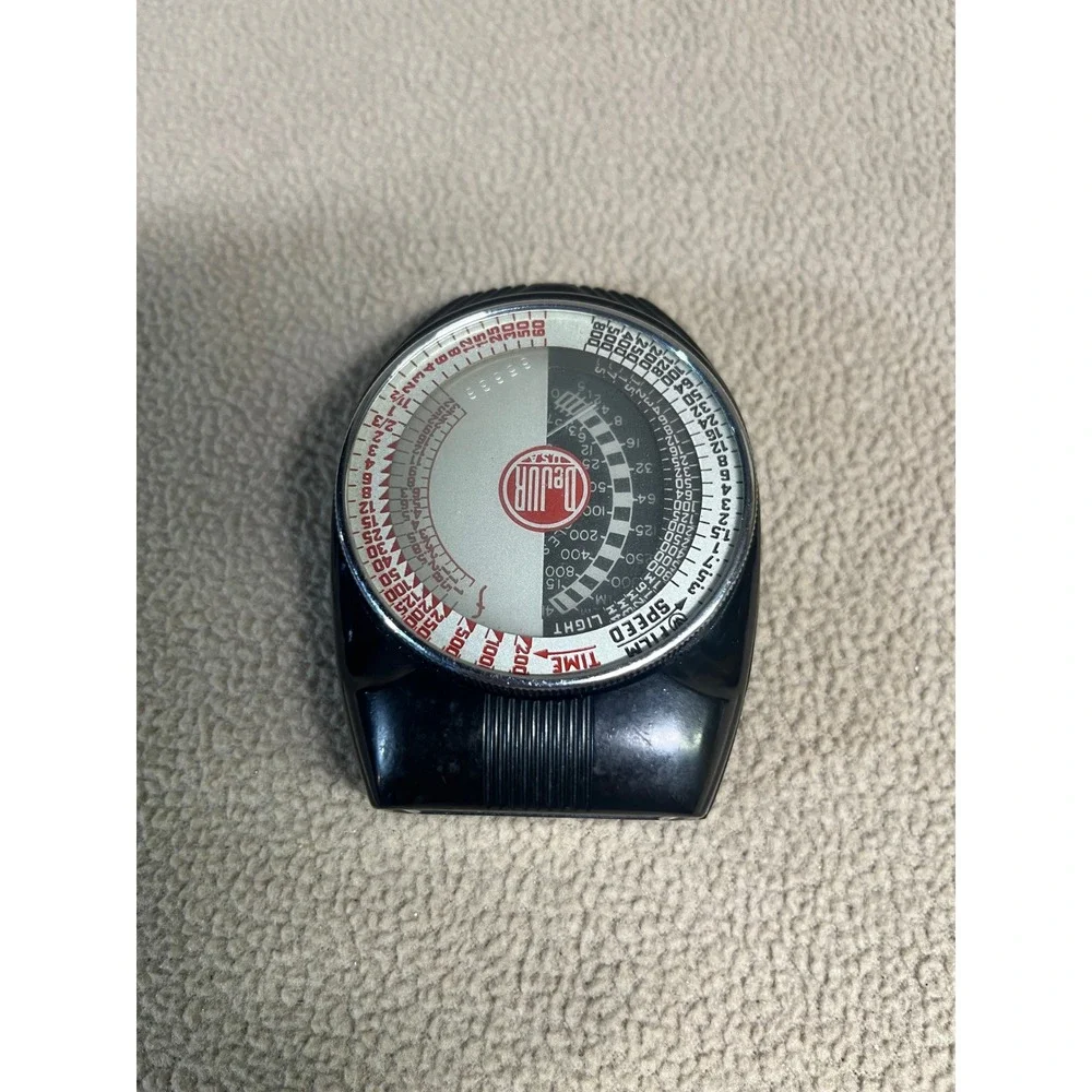 Vintage DeJur Dual Professional Light Meter with Agfa Typ 6076‎ Leather Case USA